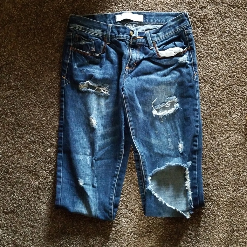Y2K Abercrombie and Fitch blue jeans